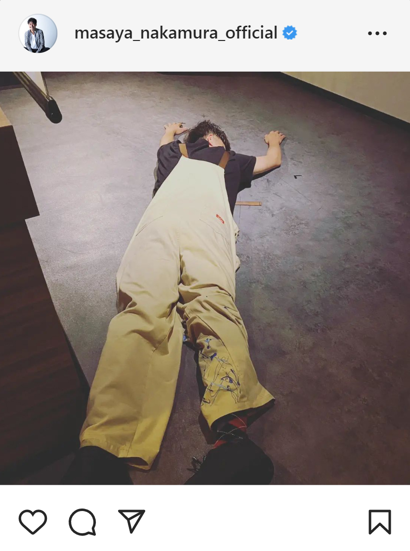 中村昌也のインスタグラムから