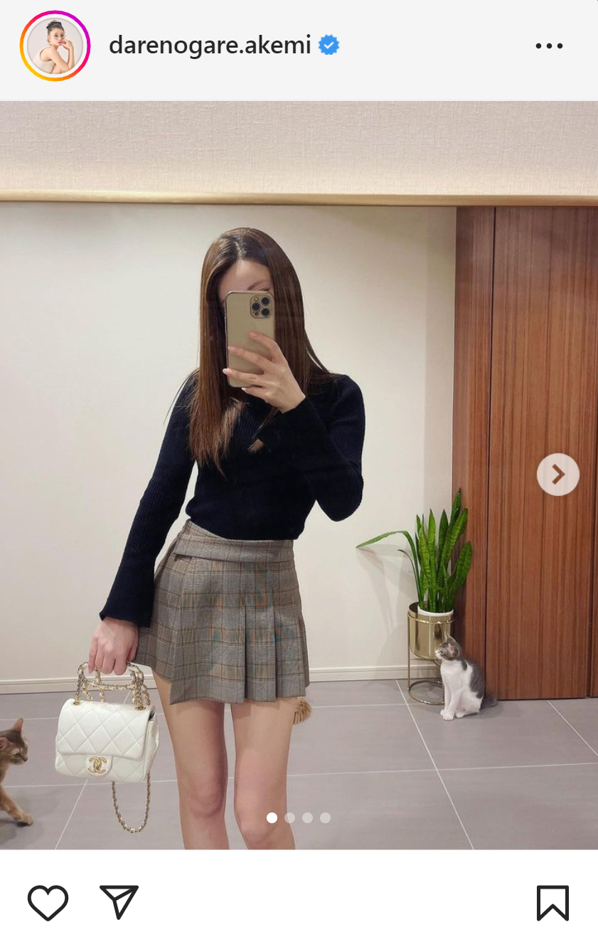 ダレノガレ明美のインスタグラムから
