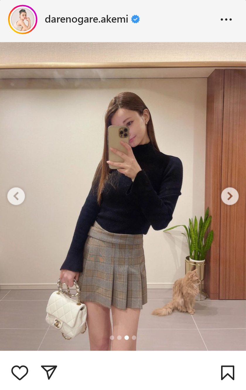 ダレノガレ明美のインスタグラムから
