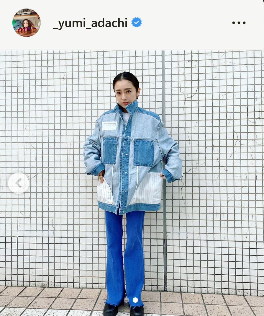 安達祐実のインスタグラムから