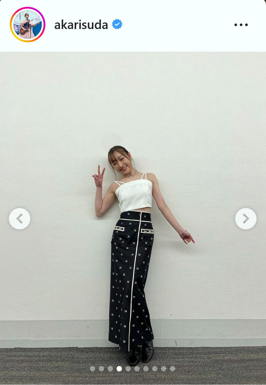 須田亜香里のインスタグラムから