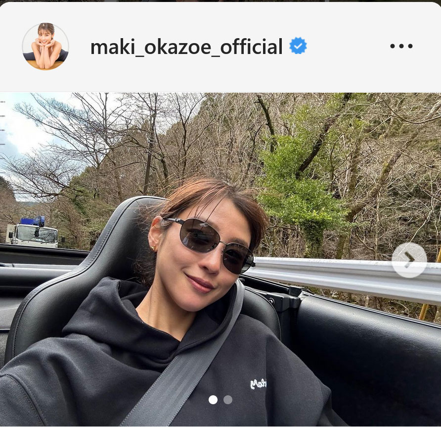 岡副麻希のインスタグラムから