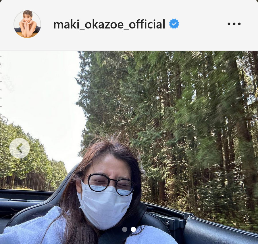 岡副麻希のインスタグラムから