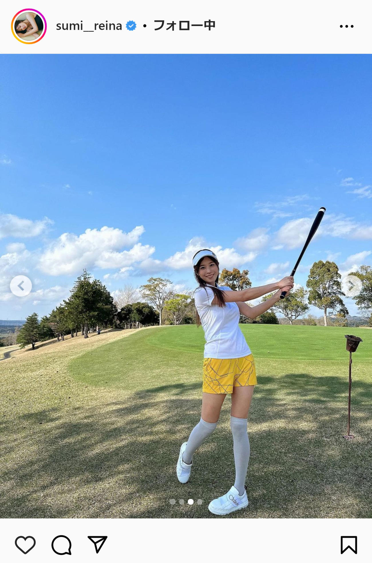 鷲見玲奈のインスタグラムから