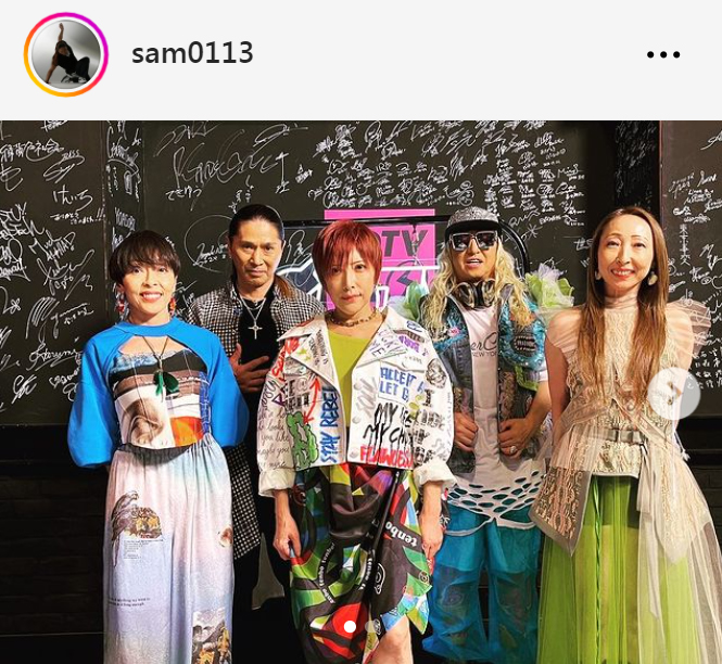 SAMのインスタグラムから