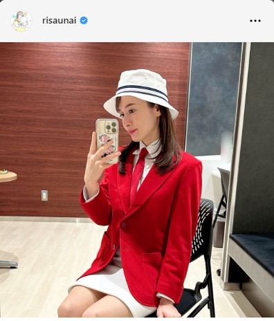 宇内梨沙アナウンサーのインスタグラムから
