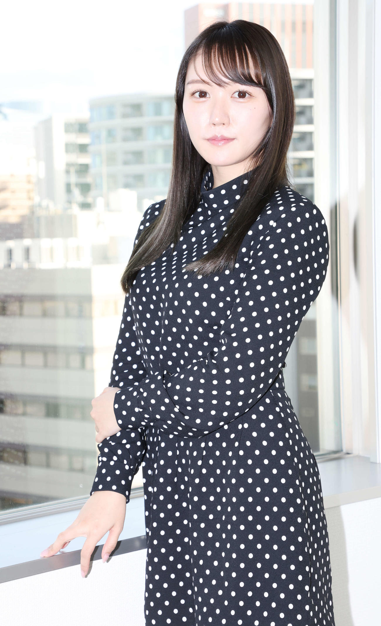 芸能界デビューする橘和奈（撮影・宮地輝）