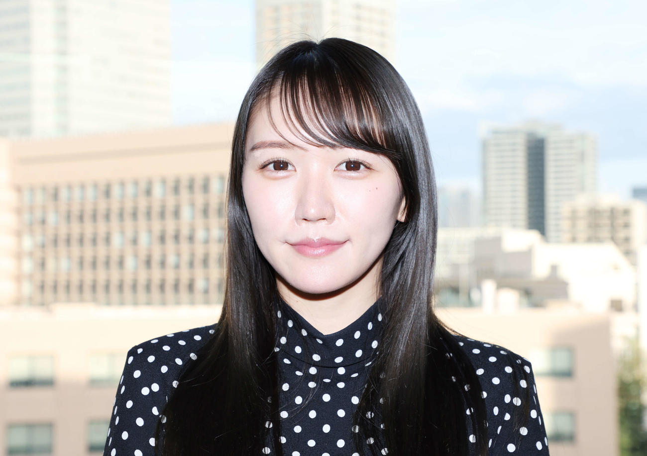芸能界デビューする橘和奈（撮影・宮地輝）