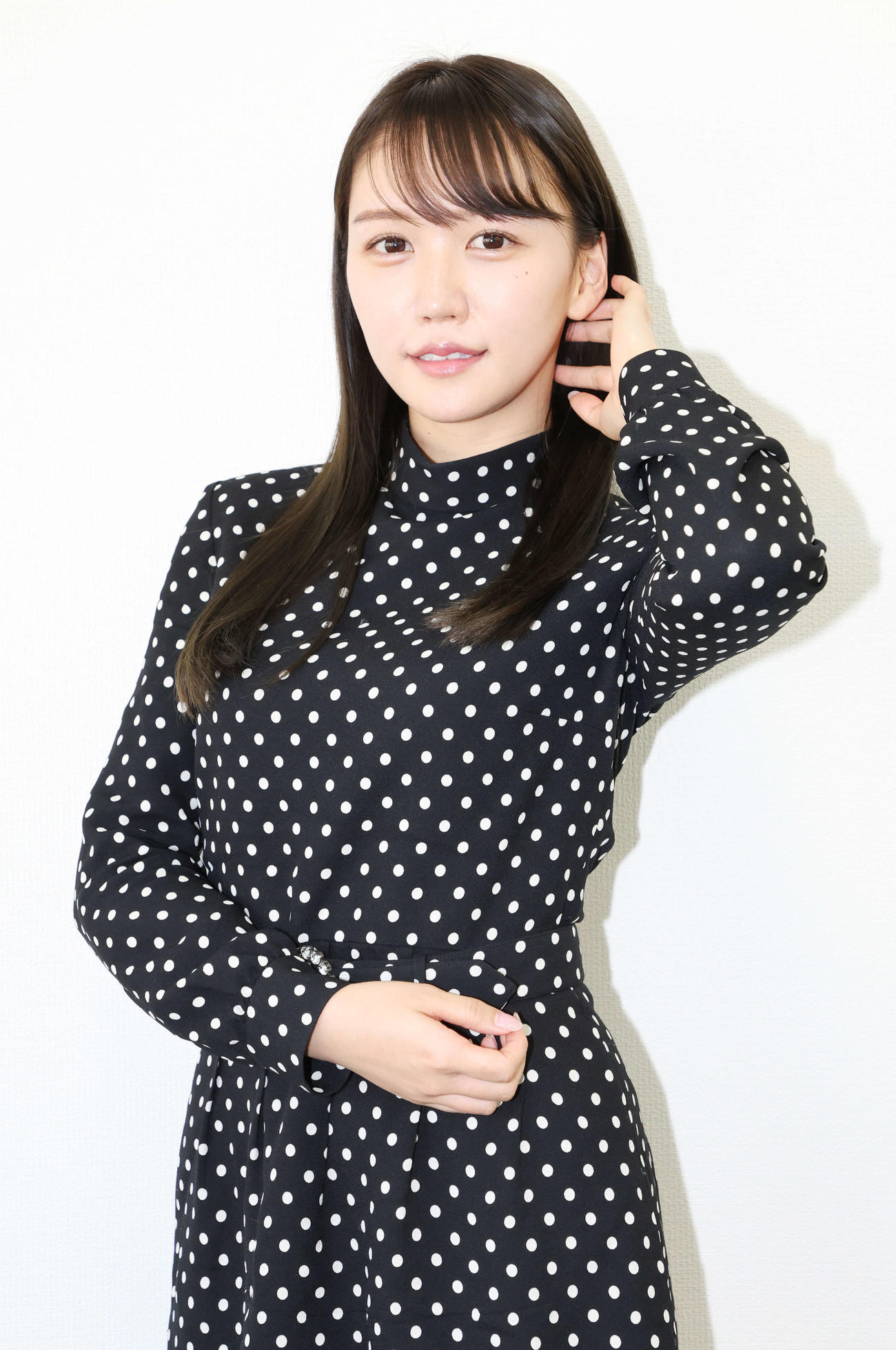 芸能界デビューする橘和奈（撮影・宮地輝）