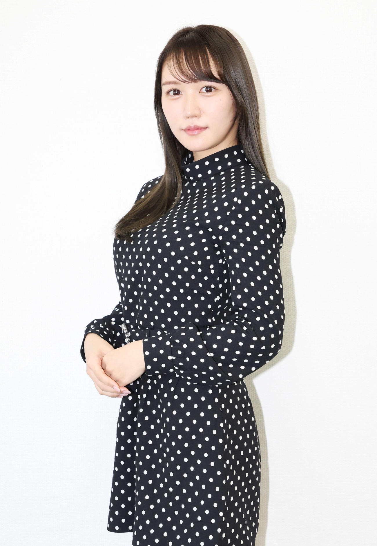 芸能界デビューする橘和奈（撮影・宮地輝）