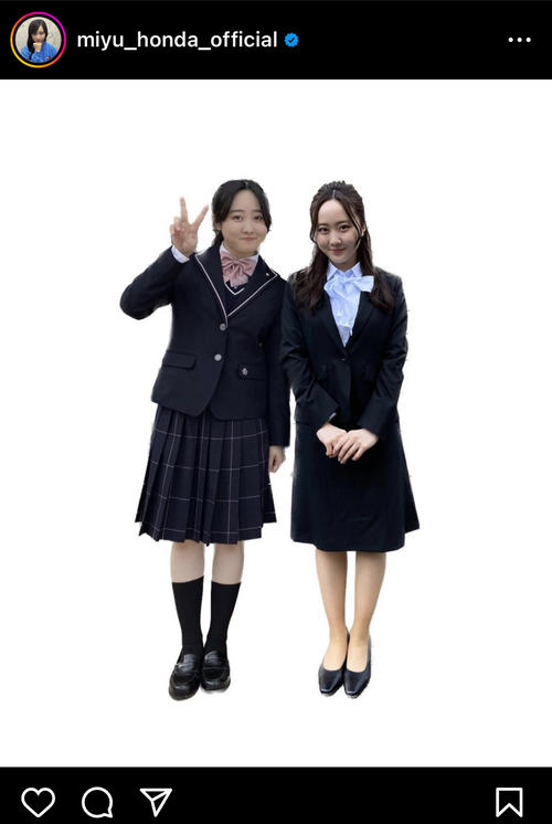 本田望結のインスタグラムから