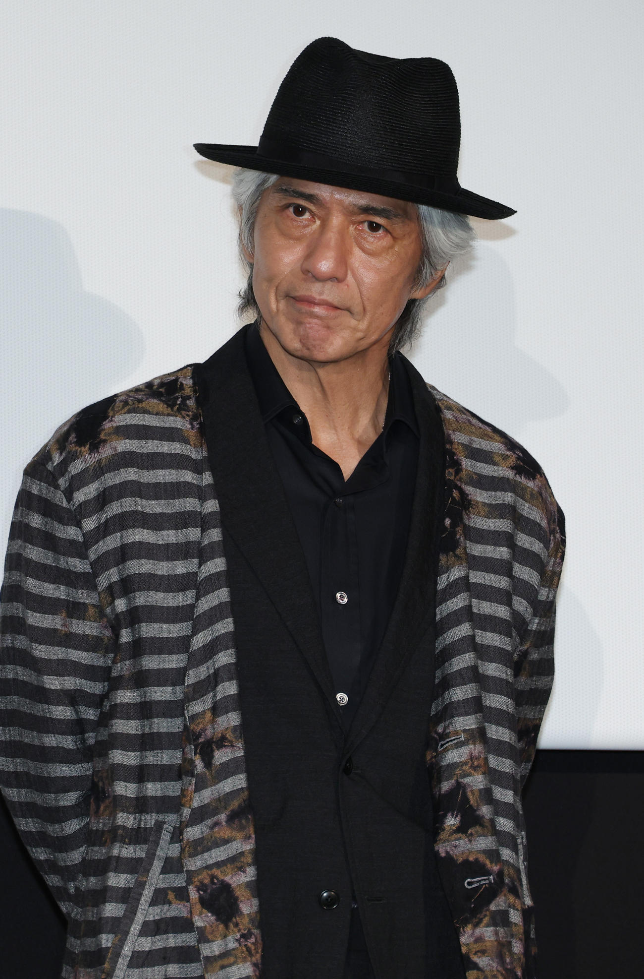 映画「藤枝梅安2」舞台あいさつを行う佐藤浩市（撮影・中島郁夫）