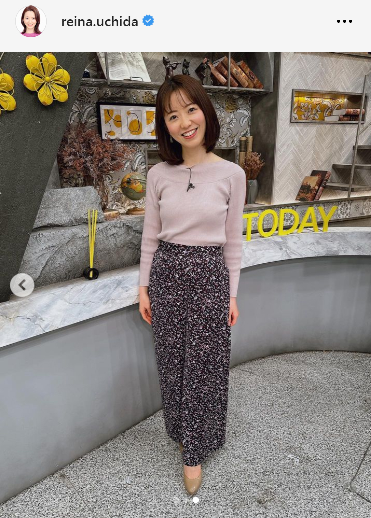 内田嶺衣奈アナのインスタグラムから