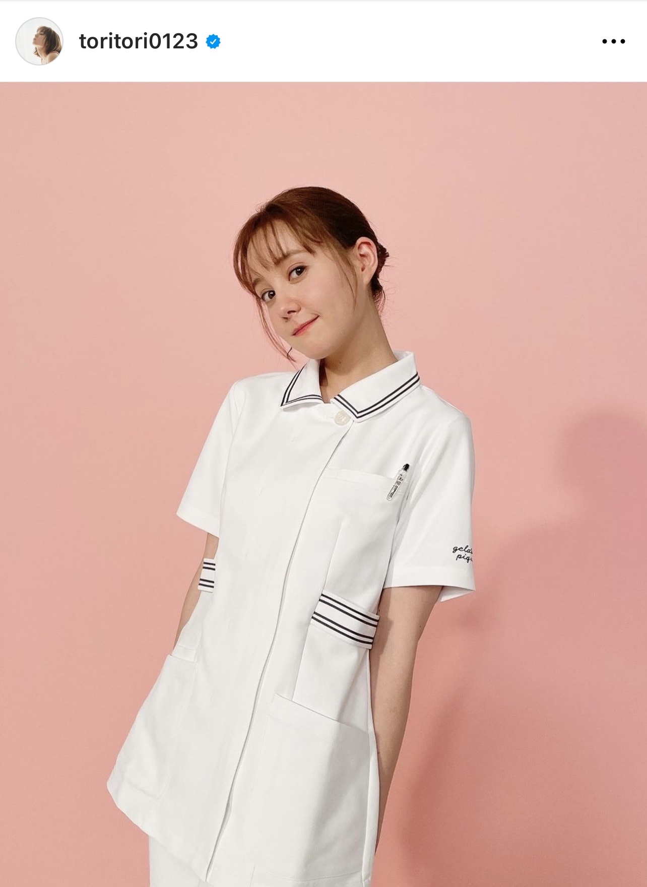 3パターンのCMを撮影したトリンドル玲奈（トリンドル玲奈のインスタグラムから）