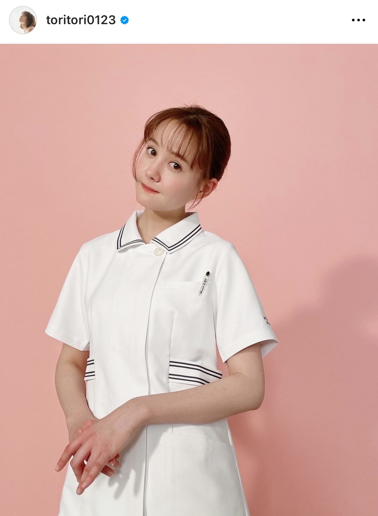 3パターンのCMを撮影したトリンドル玲奈（トリンドル玲奈のインスタグラムから）