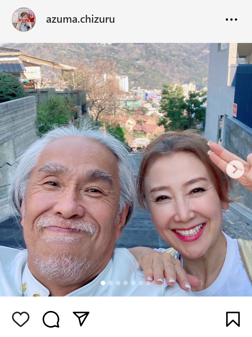 東ちづるのインスタグラムから