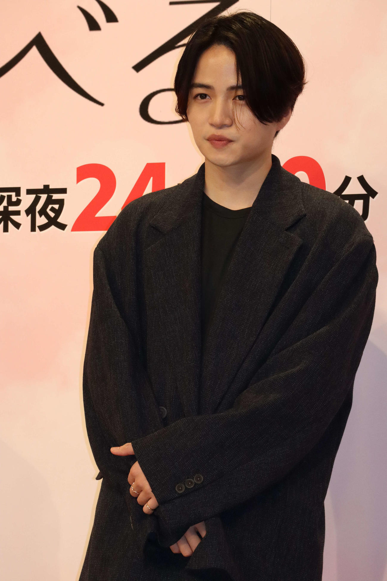 テレビ東京系「隣の男はよく食べる」の会見に出席した菊池風磨