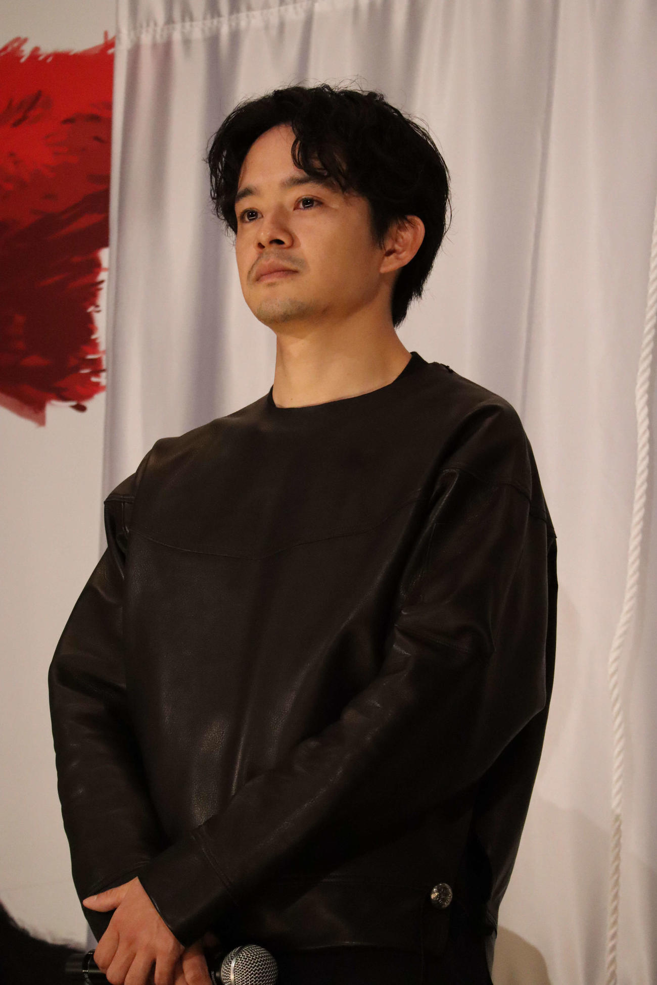 映画「シン・仮面ライダー」のヒット記念舞台あいさつに出席した池松壮亮
