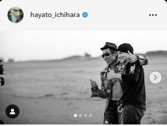 市原隼人のインスタグラムから