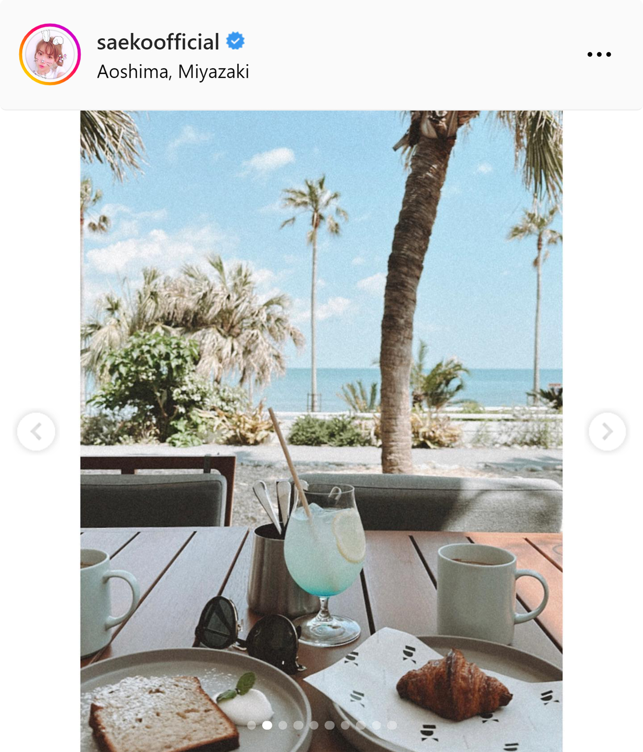 紗栄子のインスタグラムから