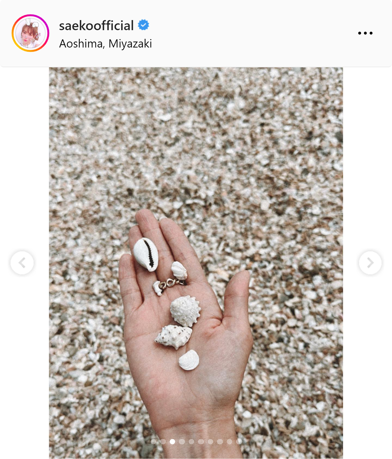 紗栄子のインスタグラムから