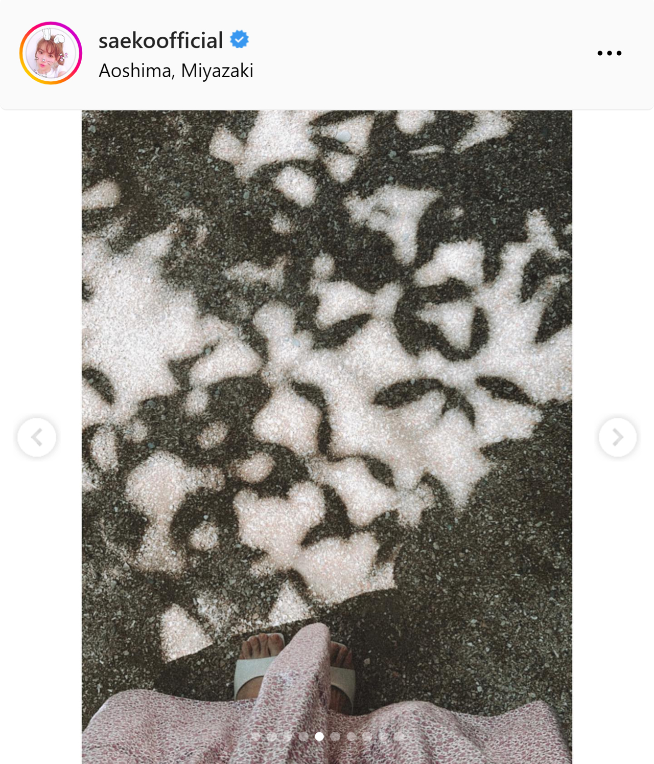 紗栄子のインスタグラムから