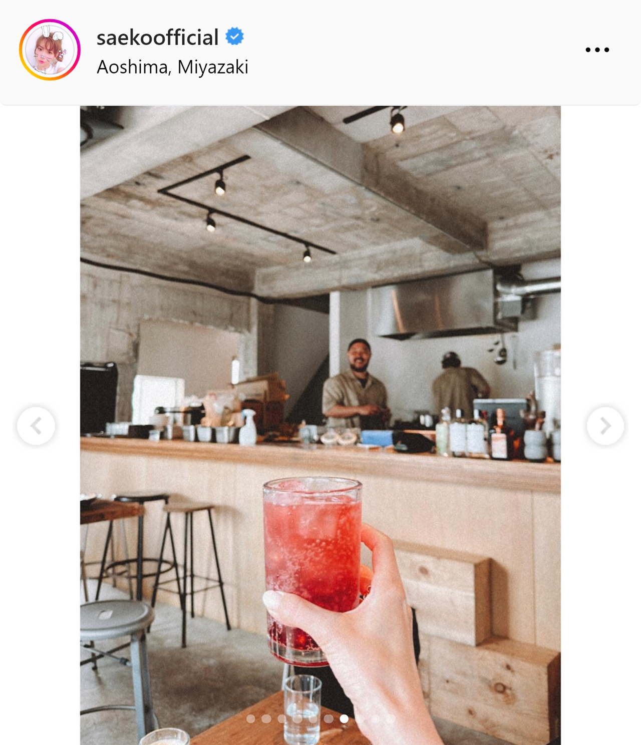 紗栄子のインスタグラムから
