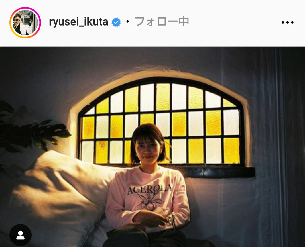 生田竜聖アナのインスタグラムから