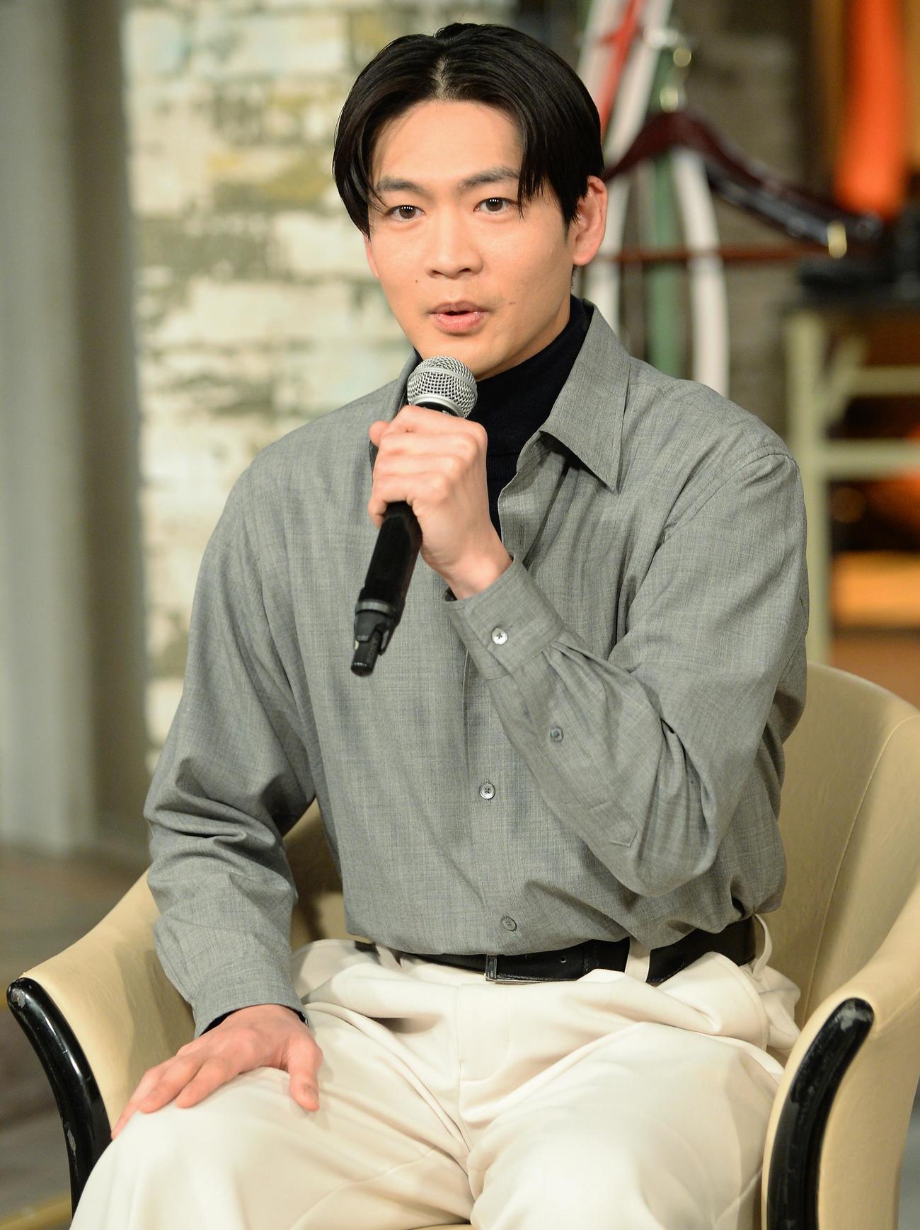 「合理的にあり得ない～探偵・上水流涼子の解明～」の制作発表会見に出席する松下洸平