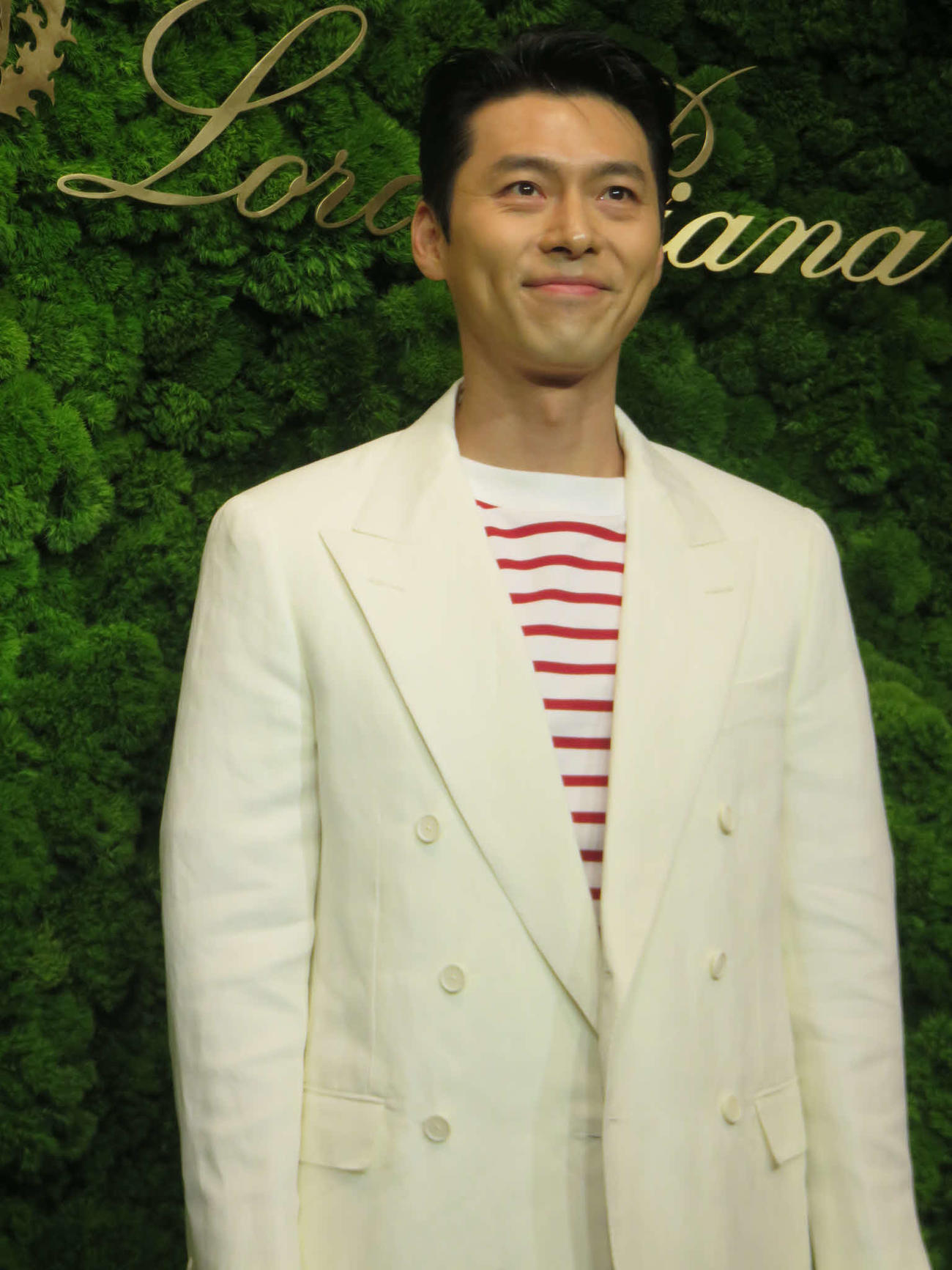 「ロロ・ピアーナ　ヒョンビン・エディション」お披露目会見に出席したヒョンビン