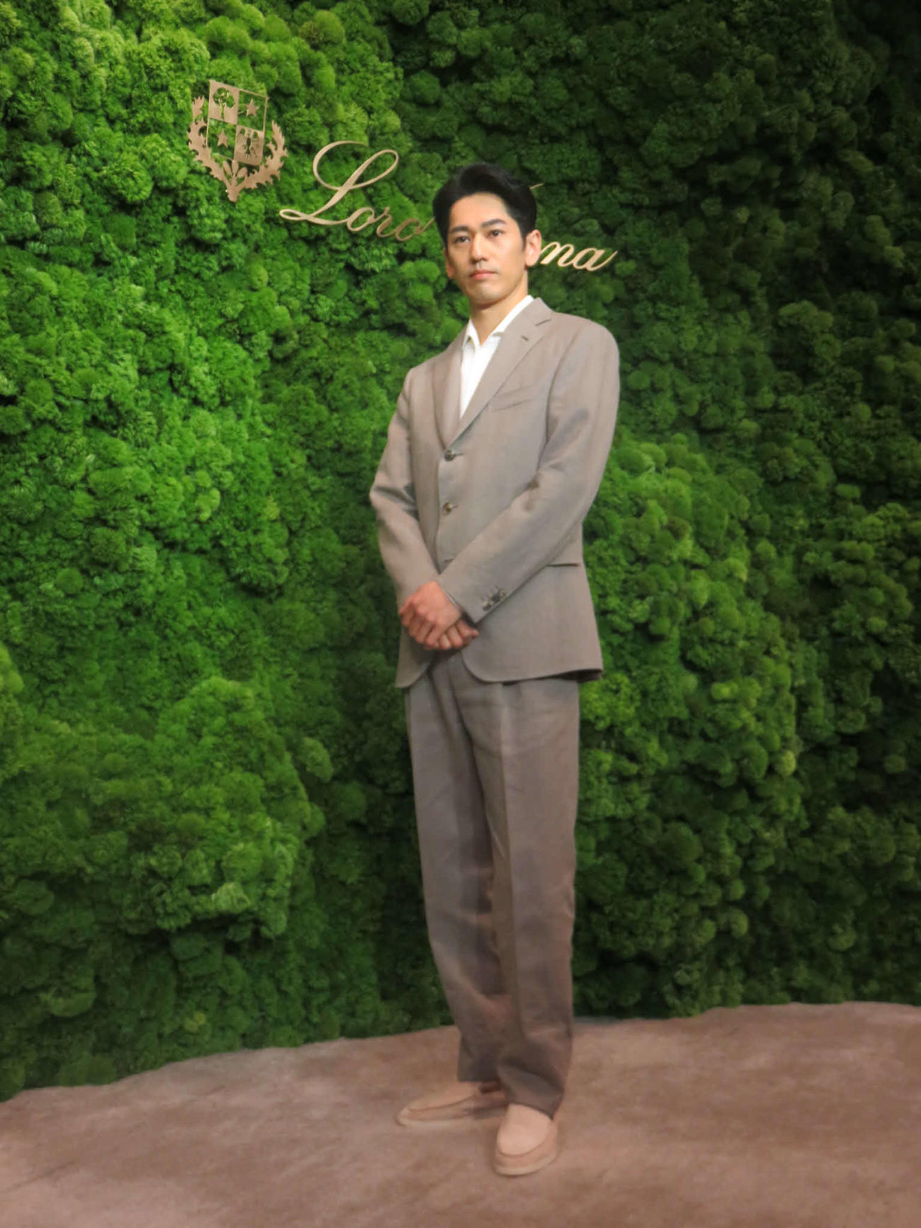 「ロロ・ピアーナ　ヒョンビン・エディション」お披露目会見に出席した永山絢斗