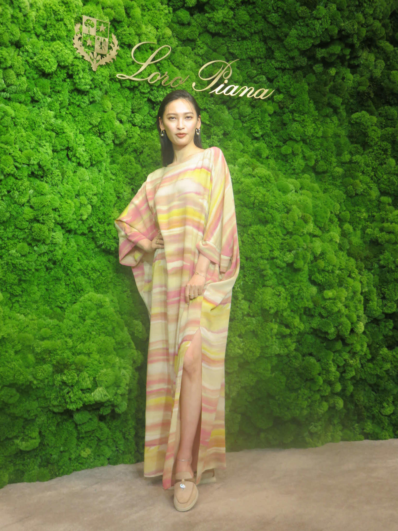 「ロロ・ピアーナ　ヒョンビン・エディション」お披露目会見に出席した大政絢