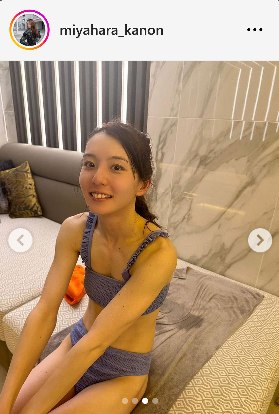 宮原華音インスタグラムから