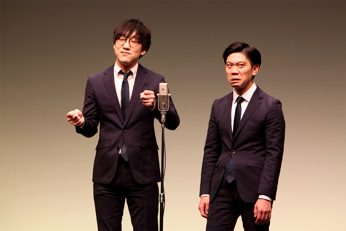 キュウのぴろ（左）と清水誠