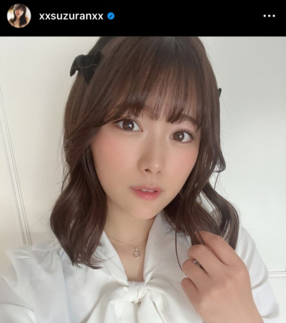 山内鈴蘭のインスタグラムから