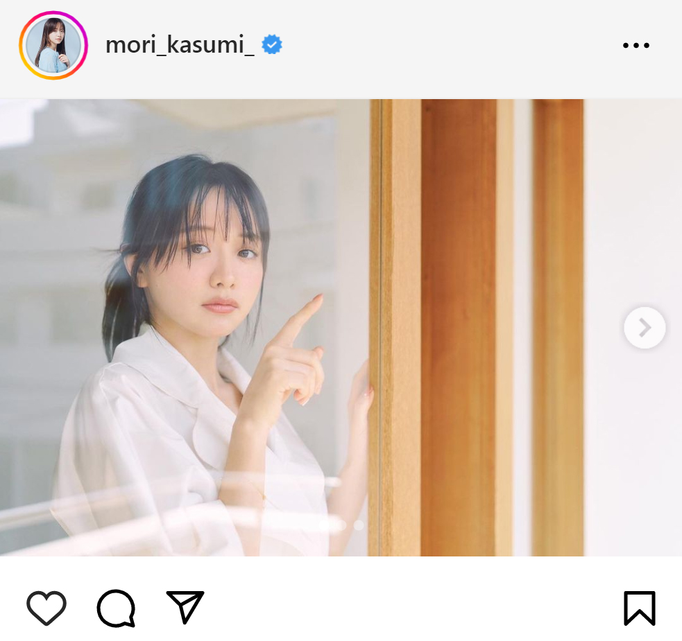 森香澄のインスタグラムから