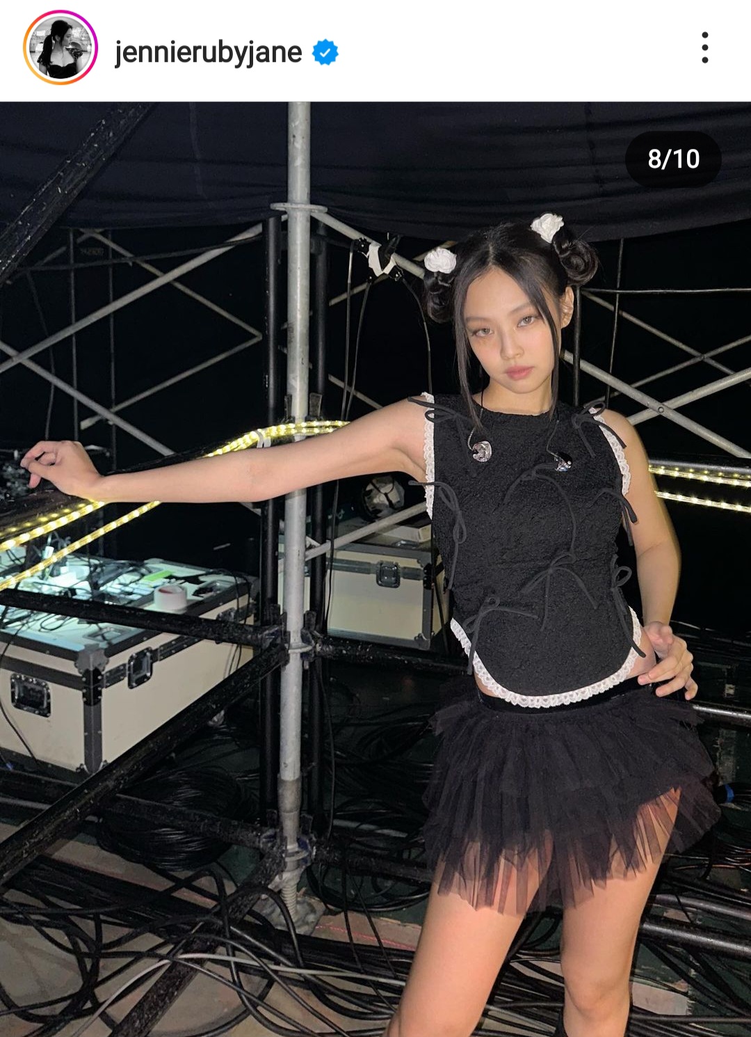 BLACKPINKのJENNIEのインスタグラムから