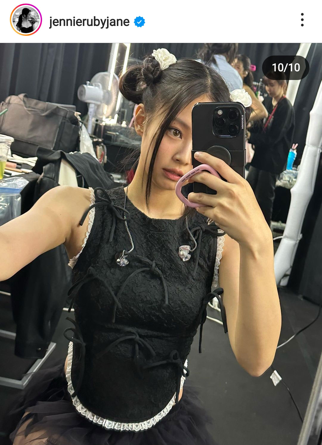 BLACKPINKのJENNIEのインスタグラムから