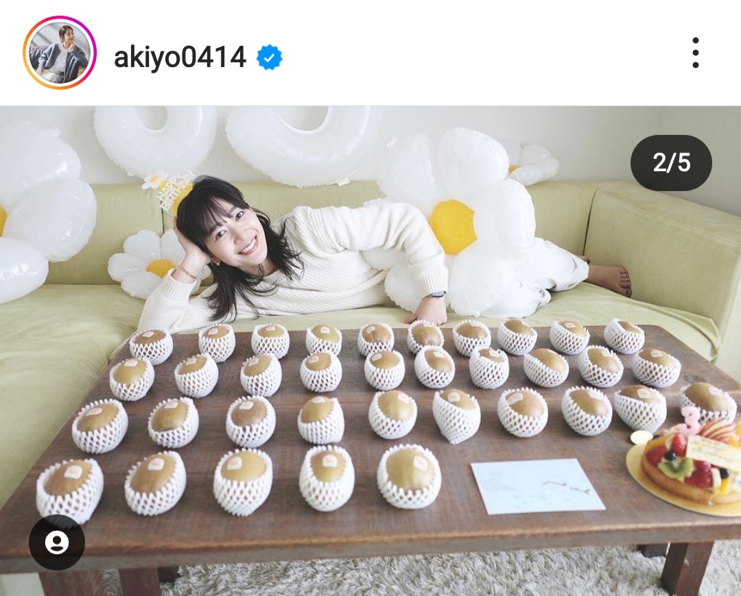 元TBS吉田明世アナのインスタグラムから