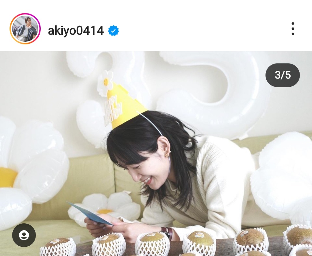 元TBS吉田明世アナのインスタグラムから