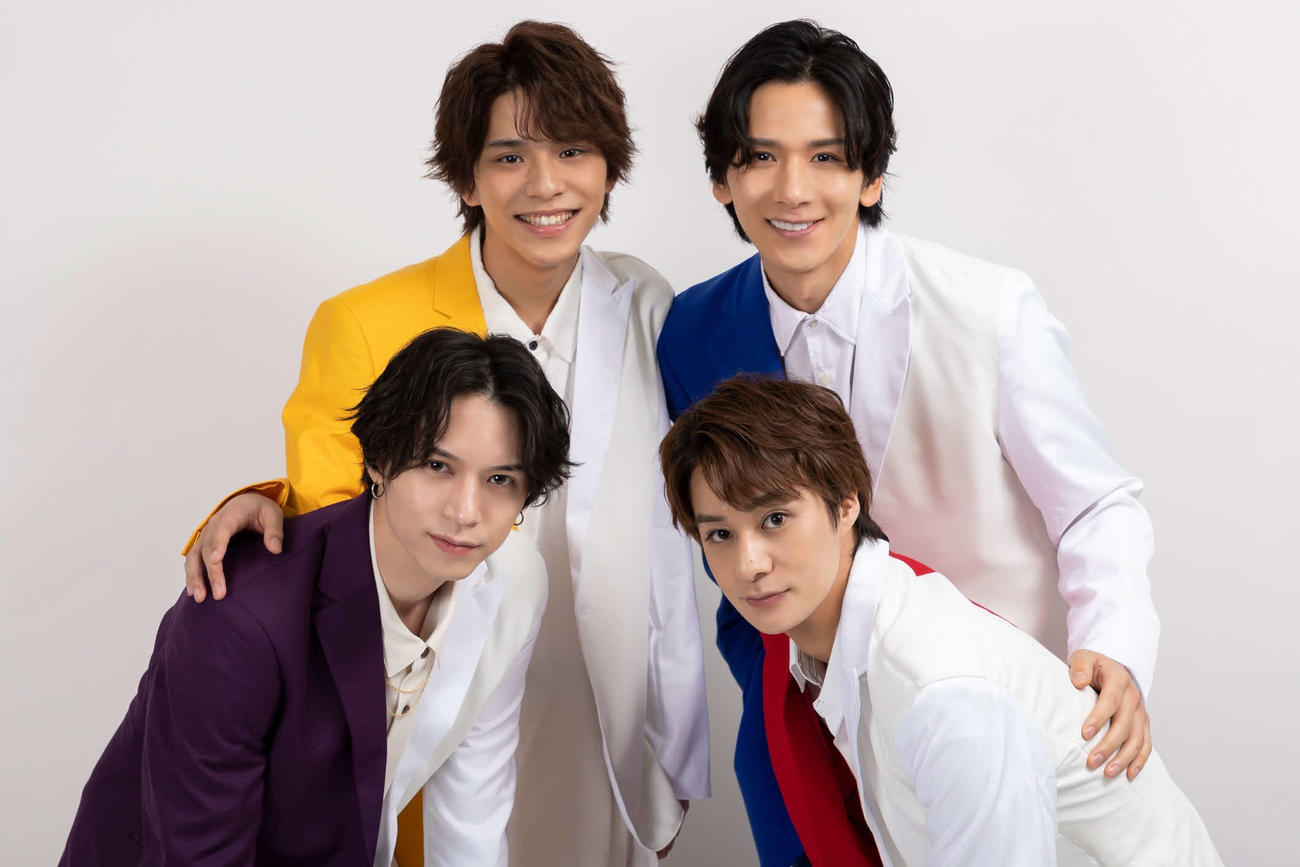 映画「新メンを募集したら、そこも異次元空間だった。」に出演する、前列左から北村諒、高崎翔太、後列左から新正俊、松田岳