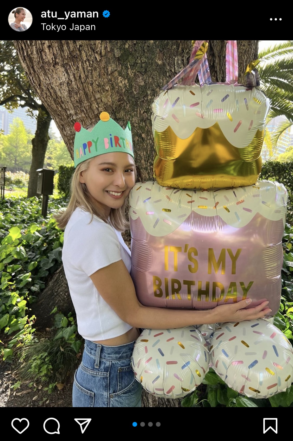 山口厚子のインスタグラムから