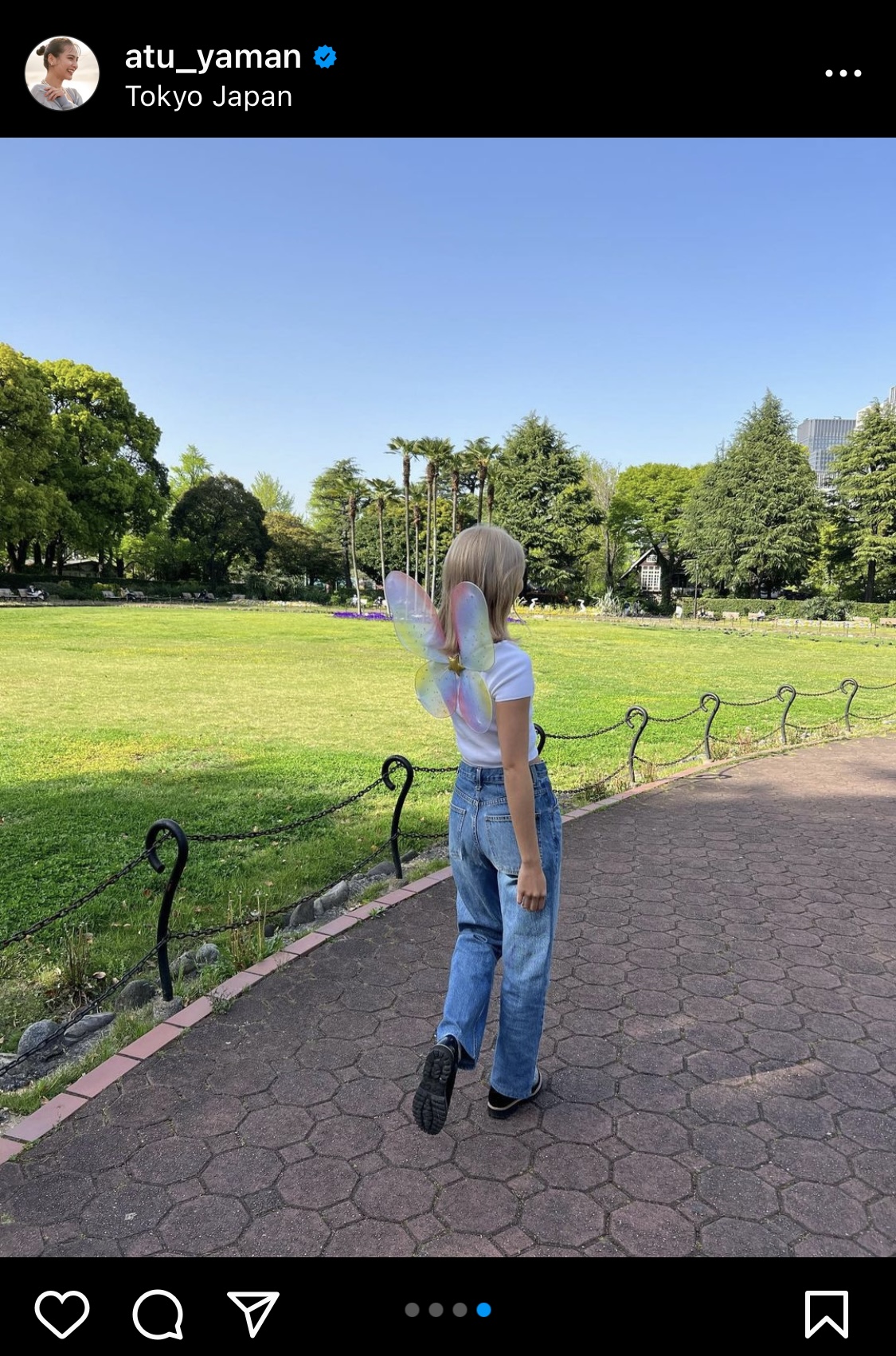 山口厚子のインスタグラムから