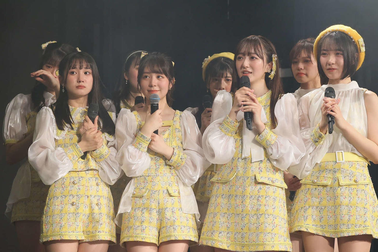 初単独ライブを行った、9人組女性アイドルグループのラフ×ラフ