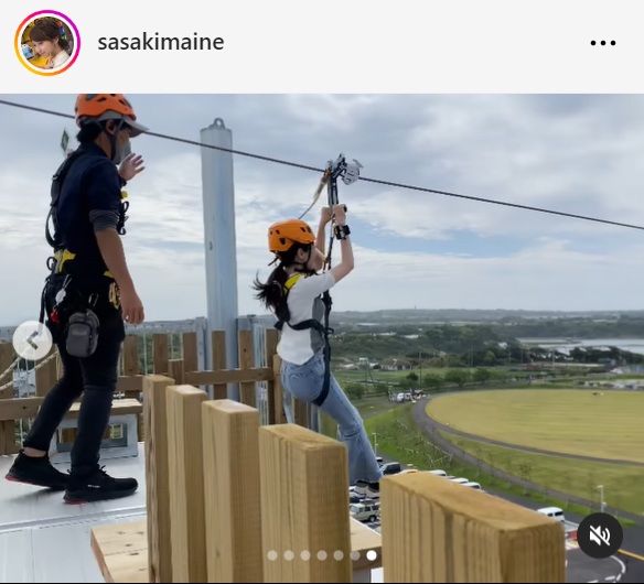 TBS佐々木舞音アナウンサーのインスタグラムから