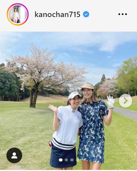 狩野舞子さんのインスタグラムから