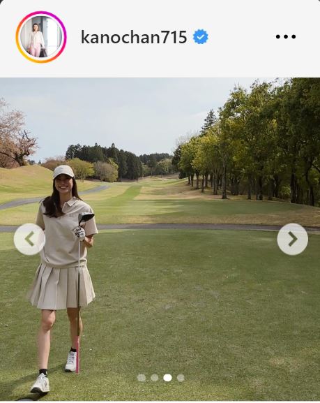 狩野舞子さんのインスタグラムから