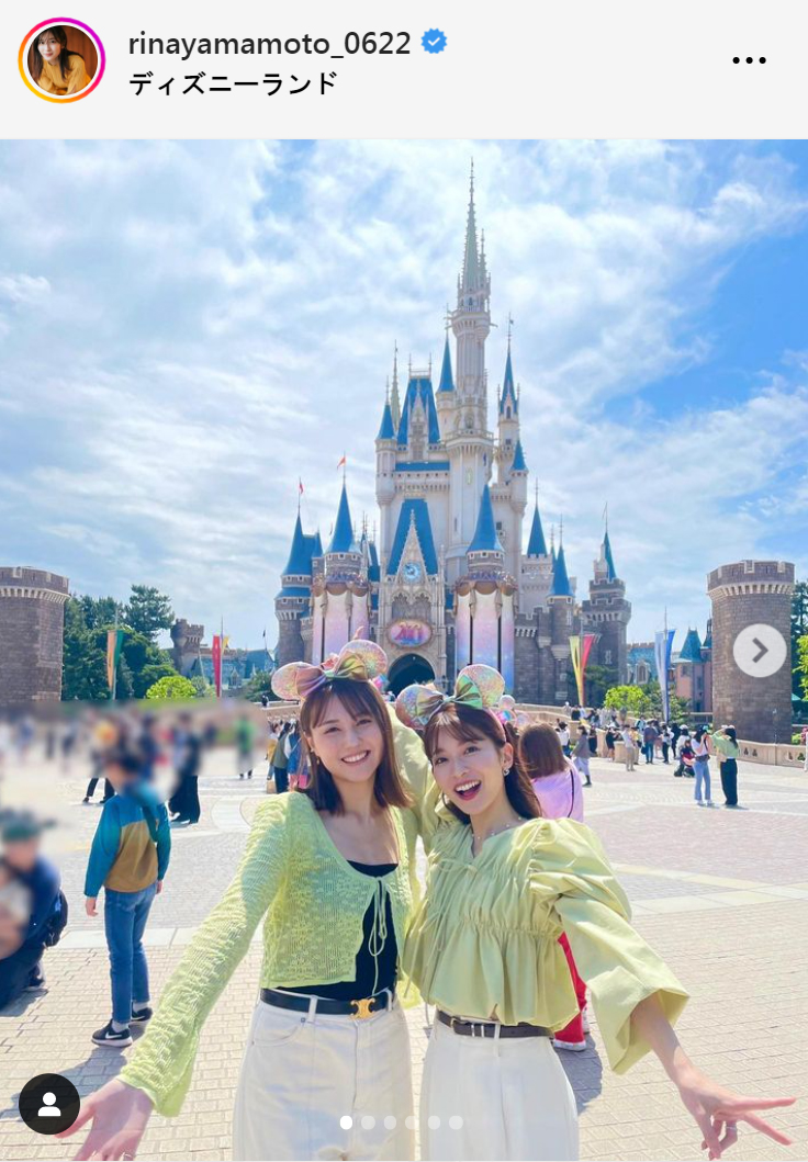 山本里菜アナ（右）と山形純菜アナ（山本里菜アナのインスタグラムから）