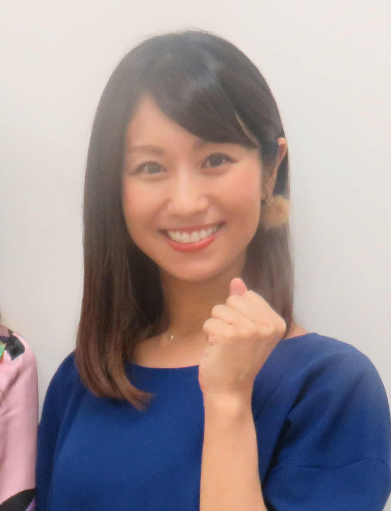 気象予報士でフリーアナウンサーの酒井千佳（2018年9月撮影）