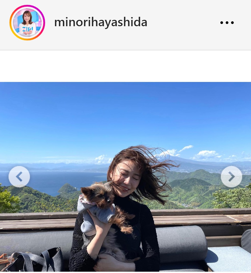 林田美学アナのインスタグラムから